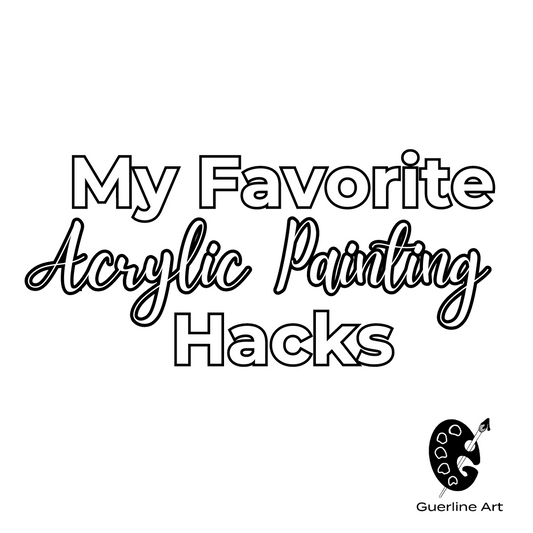 7 Household Hacks For Acrylic Painters
