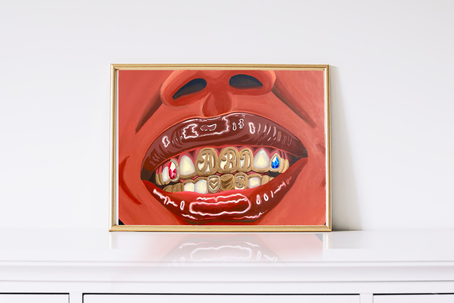 “Gems” Art Print | Grillz Art