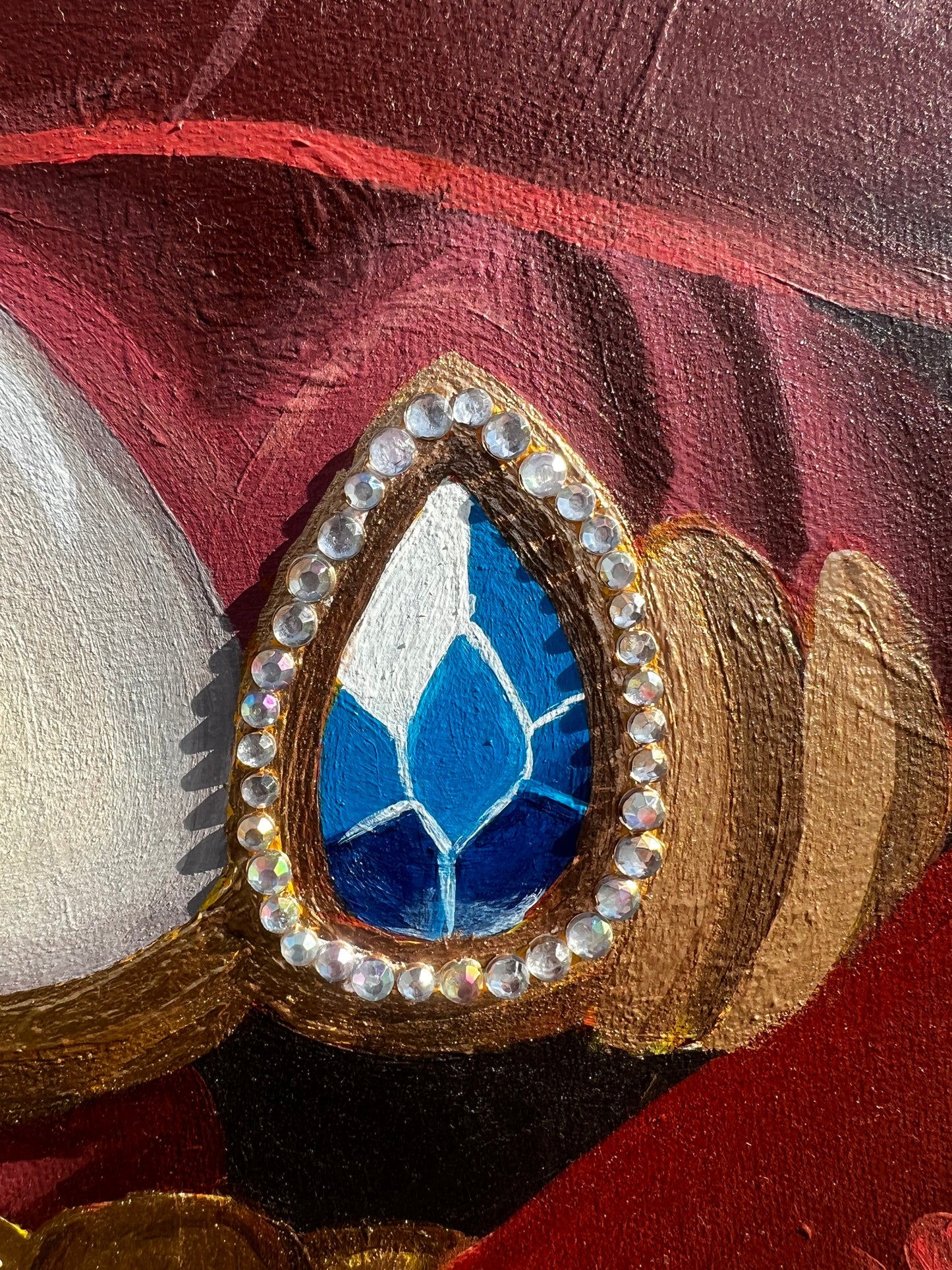 Gems | Gold Grillz Painting | Grillz Art