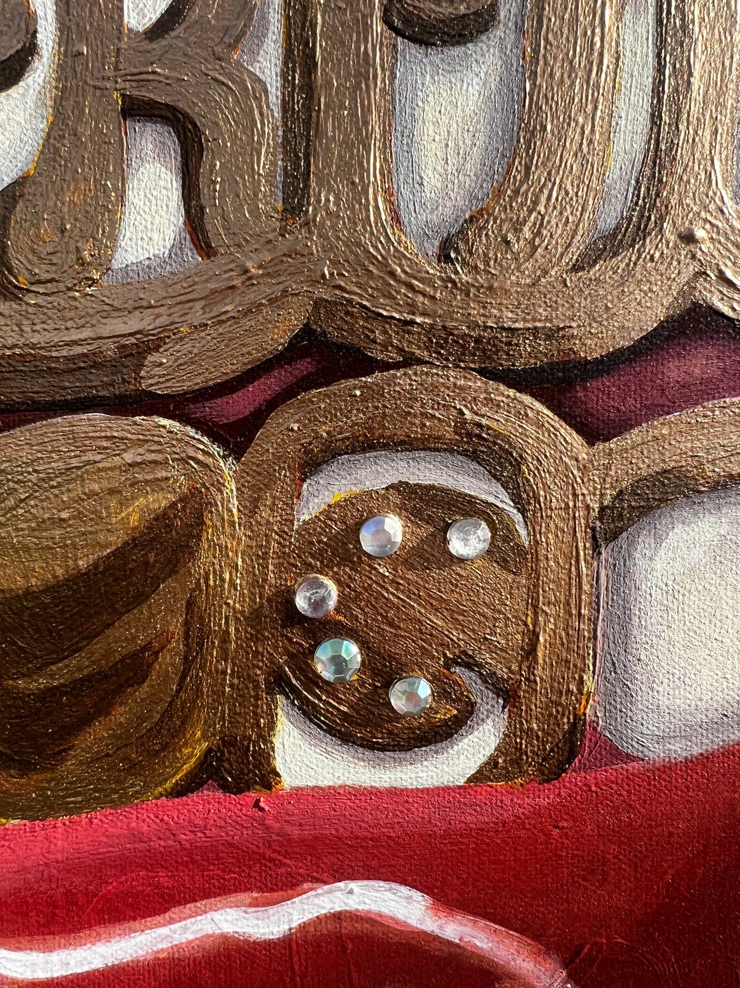 Gems | Gold Grillz Painting | Grillz Art