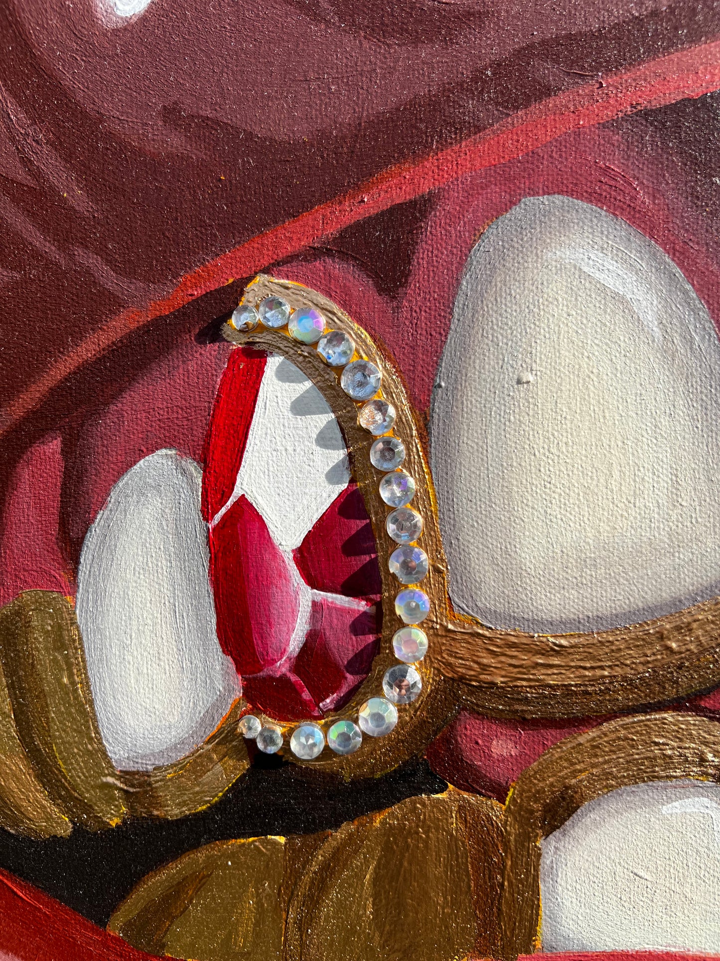 Gems | Gold Grillz Painting | Grillz Art