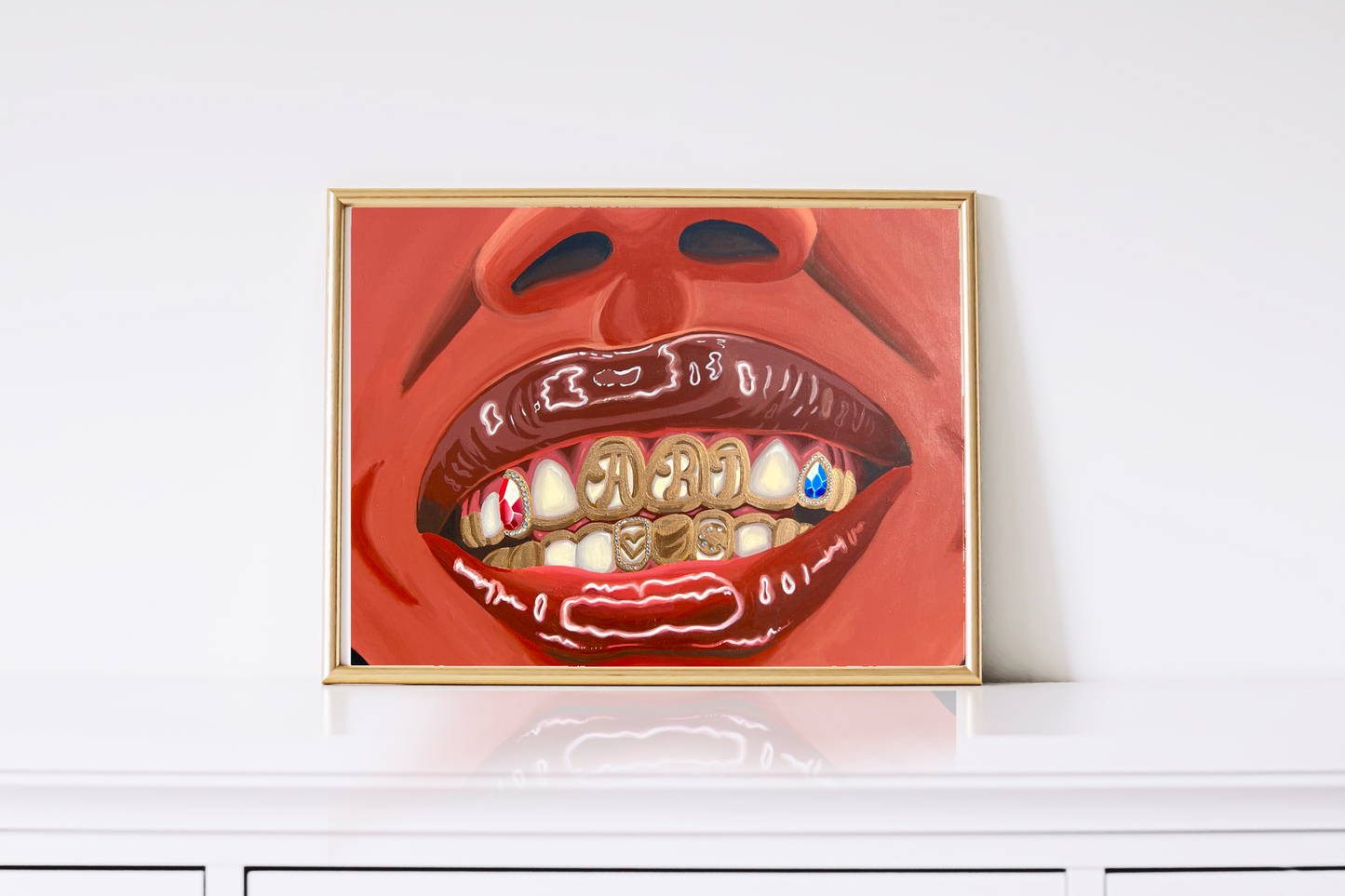 GEMZ Art Print | Grillz Art