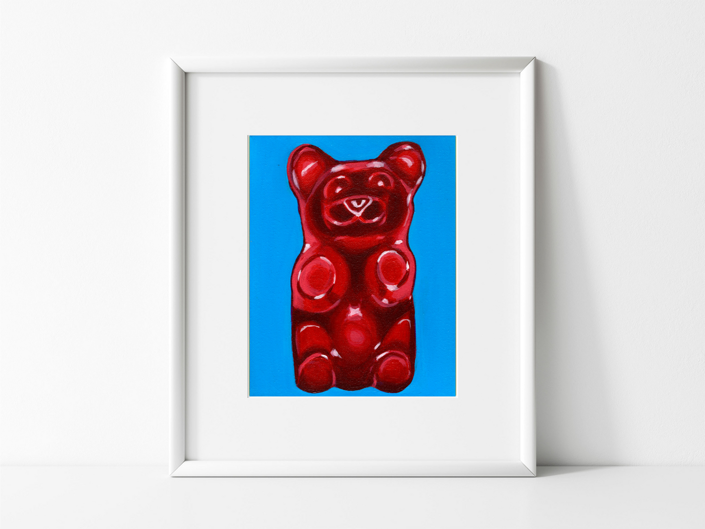 Cherry Bear Art Print